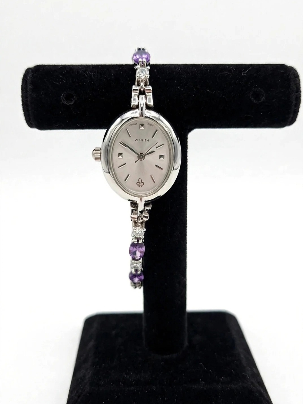 Amethyst Tennis Bracelet Watch